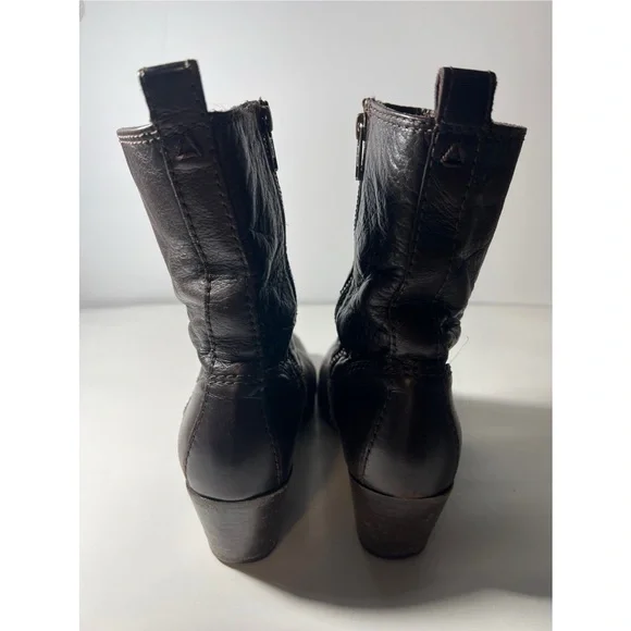 Frye Brown Leather Boots - Picture 3 of 7